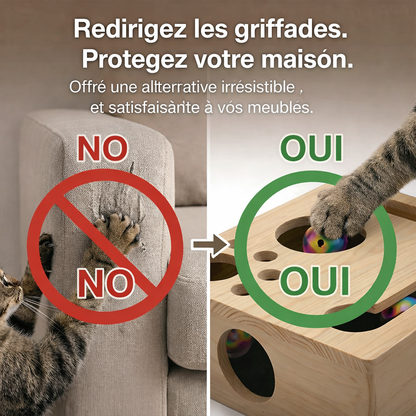 ClawSaver™ - Le griffoir intelligent qui entretient les griffes de votre chat