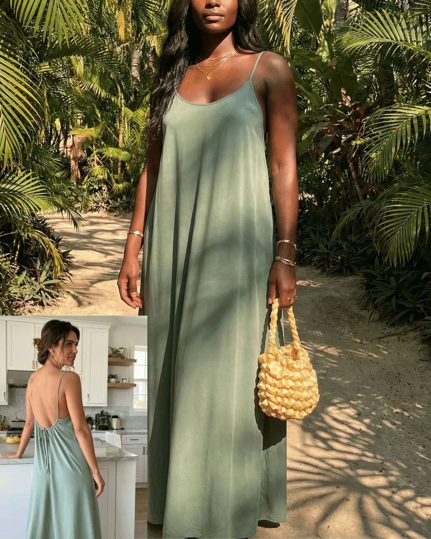 Séréna - Robe dos nu ajustable