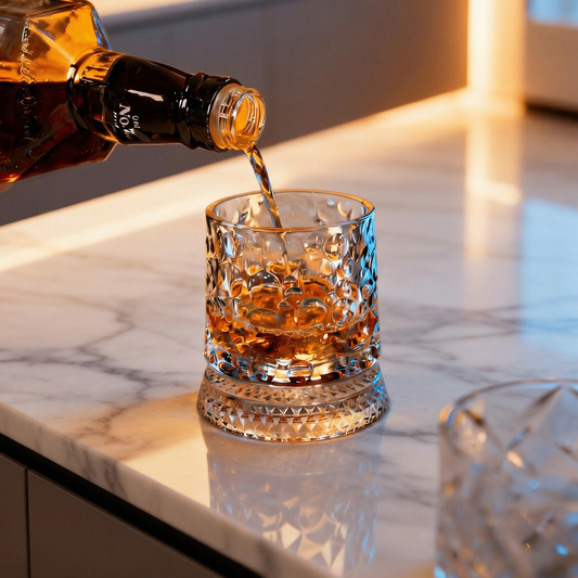 Ominaly® Verre de Whiskey Rotatif