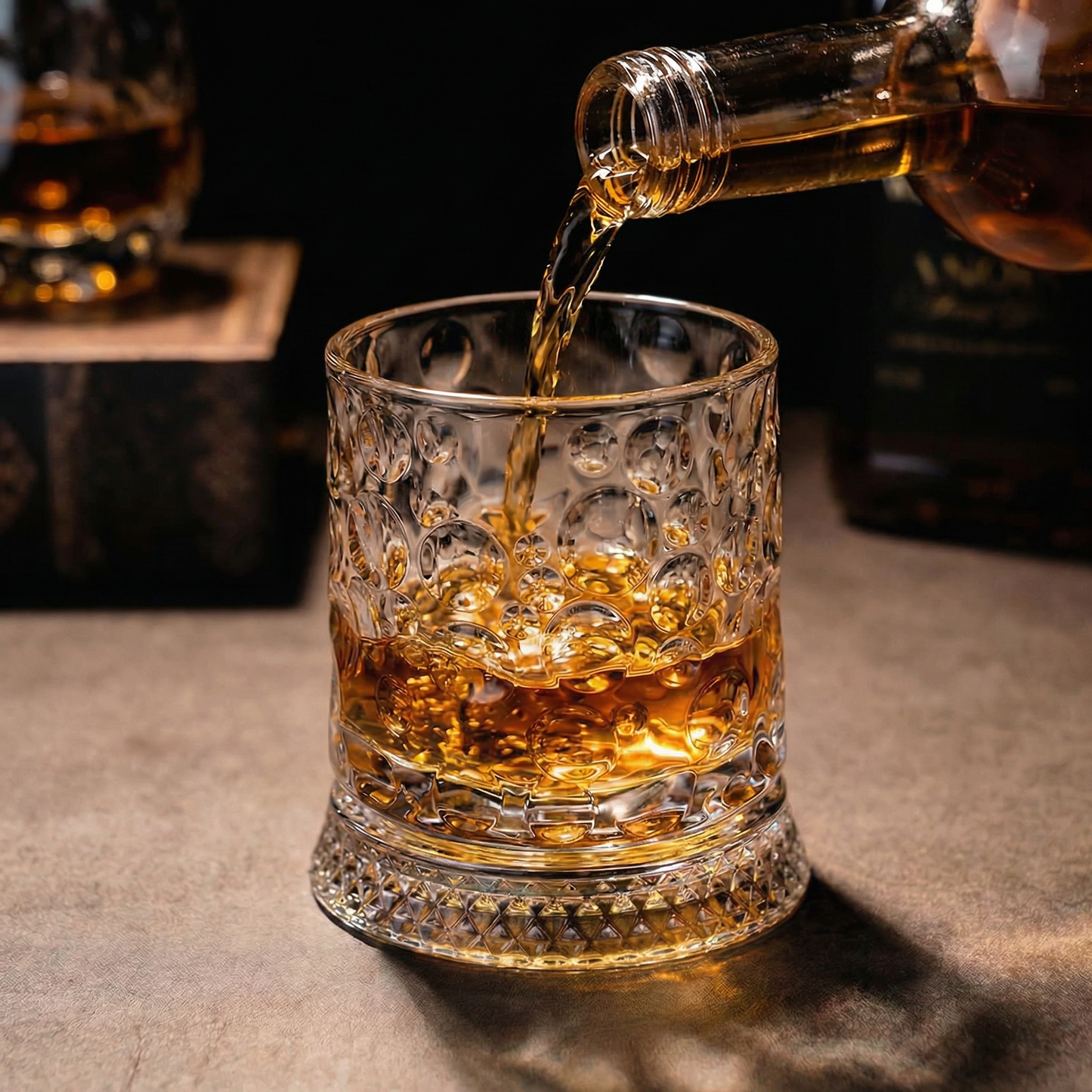 Ominaly® Verre de Whiskey Rotatif