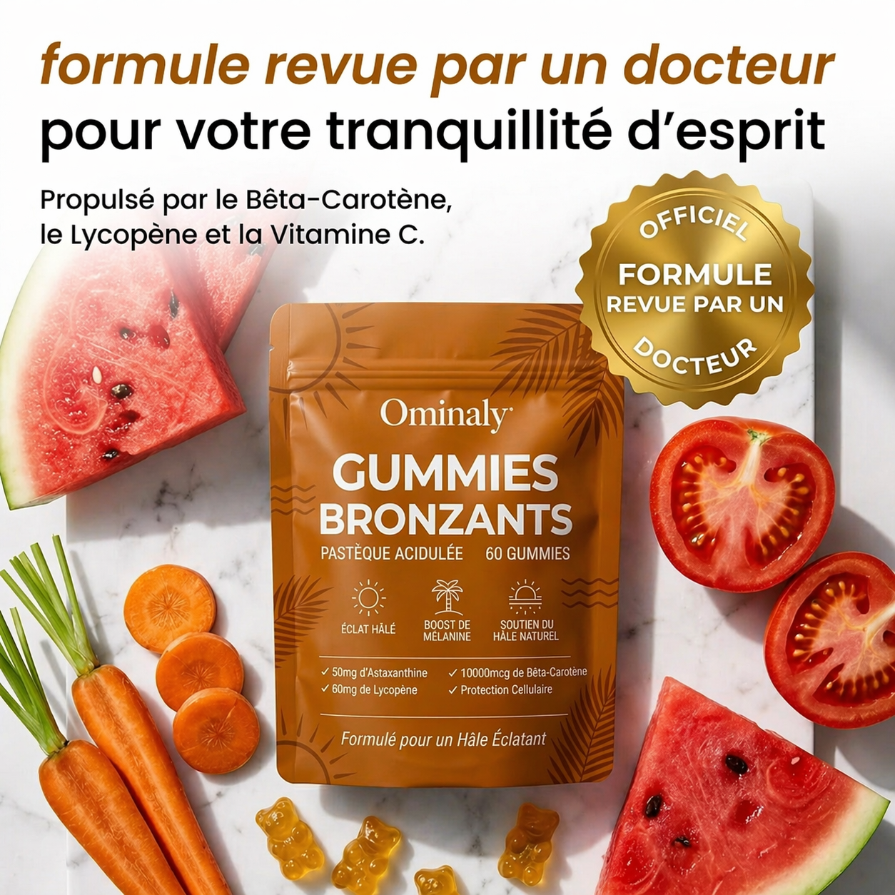 Gummies Autobronzants