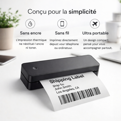 OMINALY® Imprimante Thermique Sans Encre