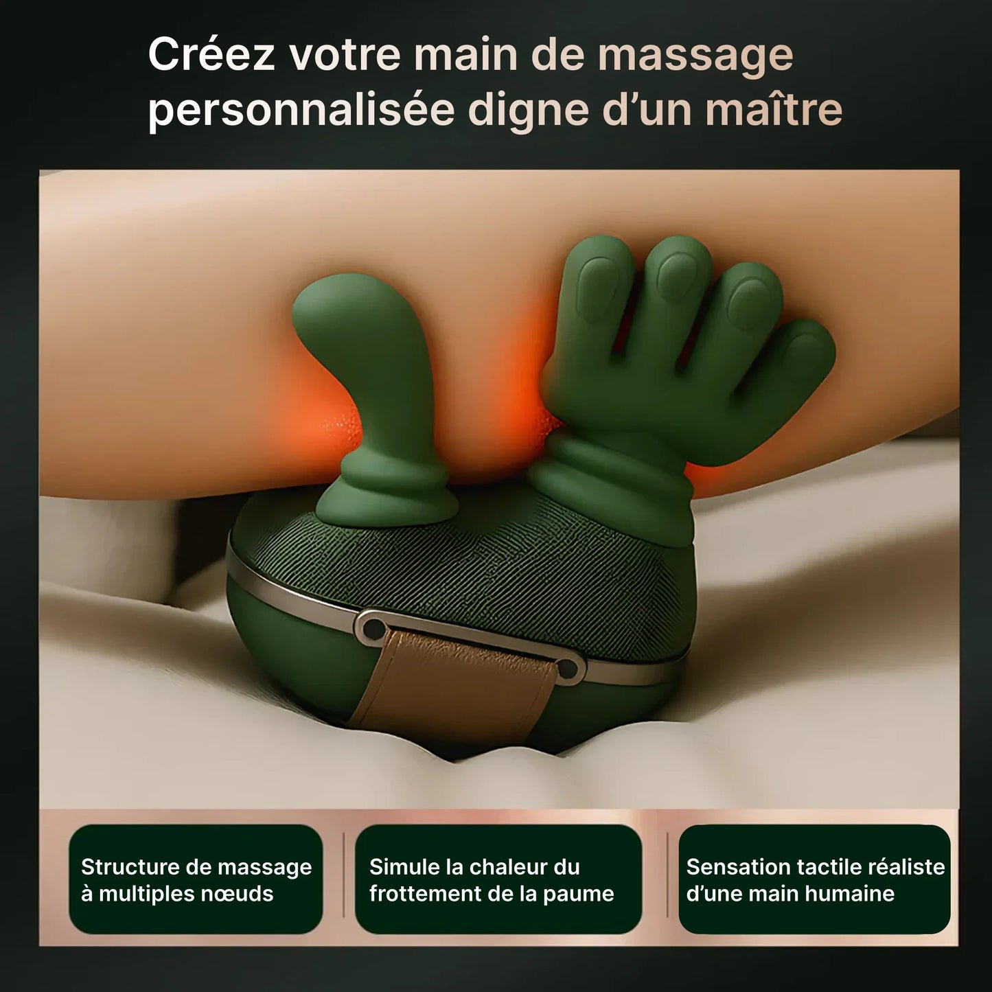 Masseur à mains réelles