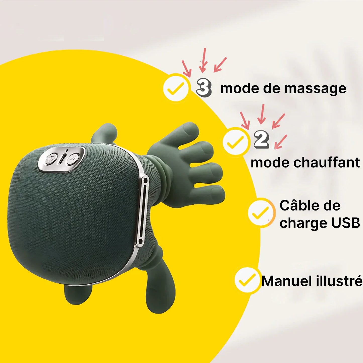 Masseur à mains réelles