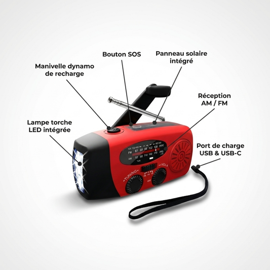 Sentinelle PRO - Radio d'urgence multifonction