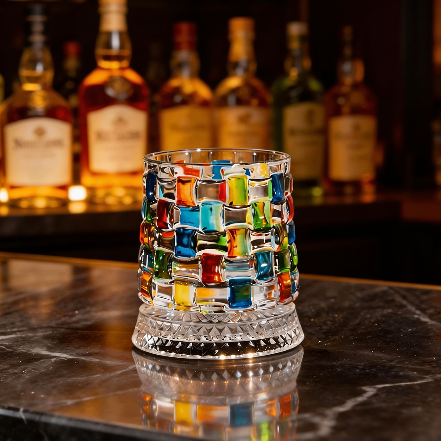 Ominaly® Verre de Whiskey Rotatif