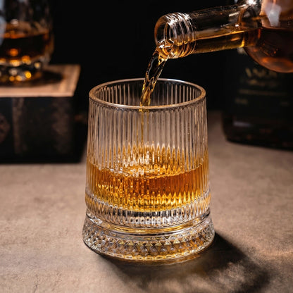 Ominaly® Verre de Whiskey Rotatif